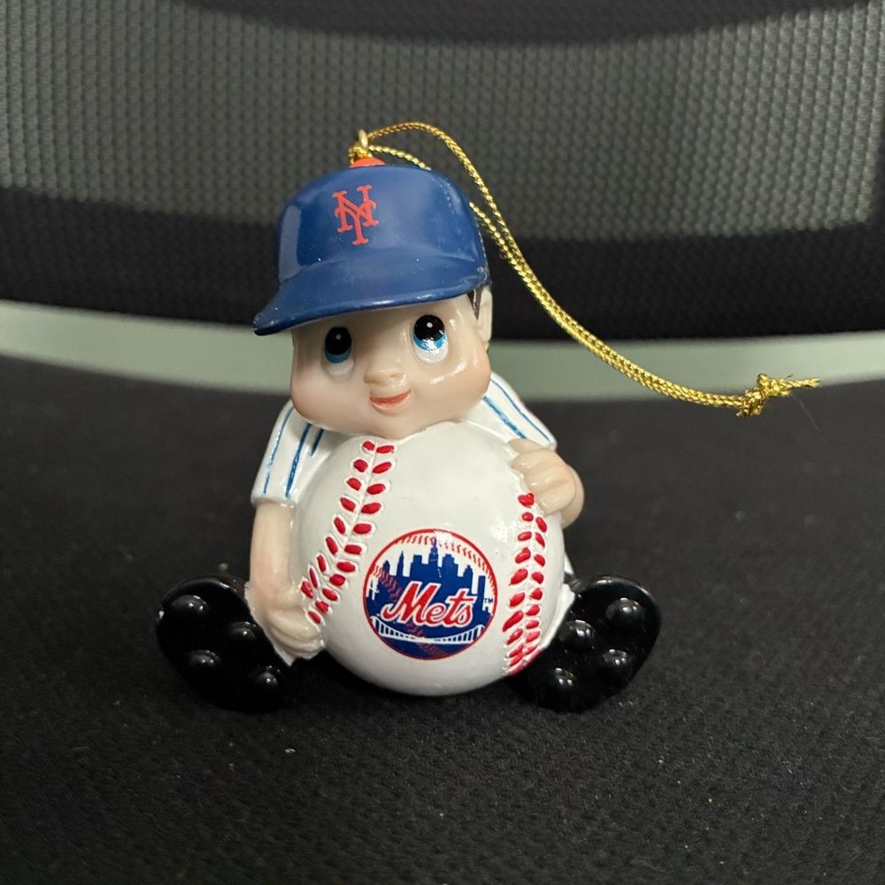 MLB Baseball NY Mets Baby Player Lil Fan Christmas Ornament Decoration